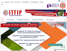 Tablet Screenshot of itfip.edu.co